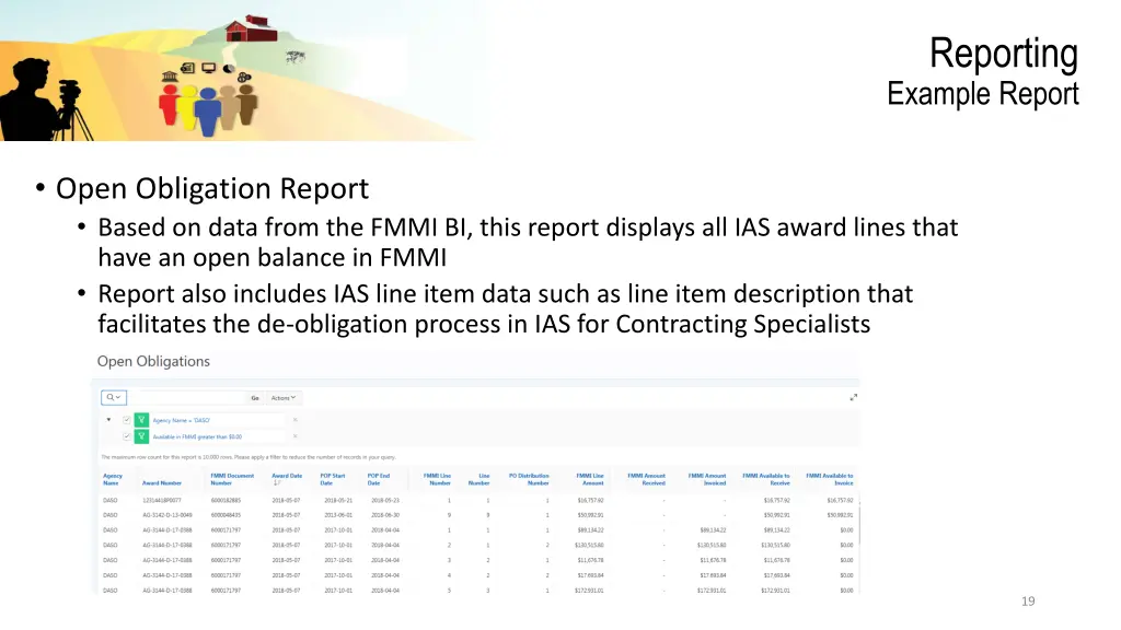 reporting example report