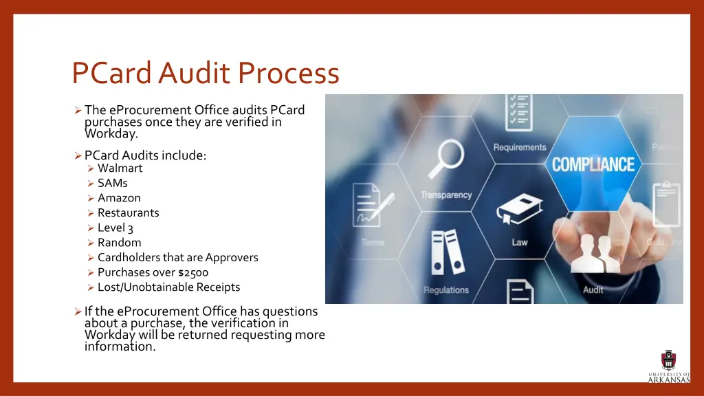 pcard audit process