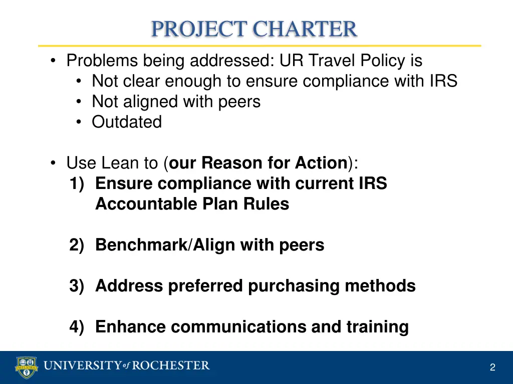 project charter