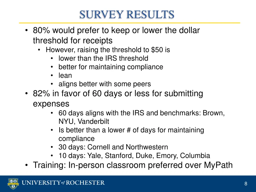 survey results 1