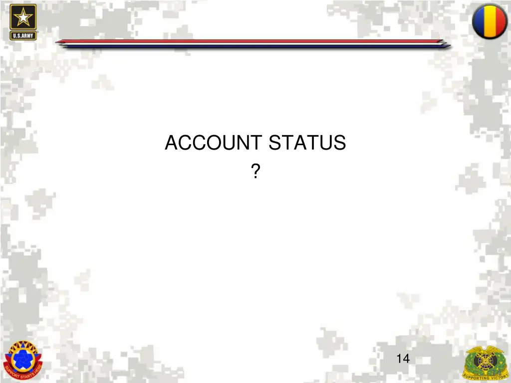 account status