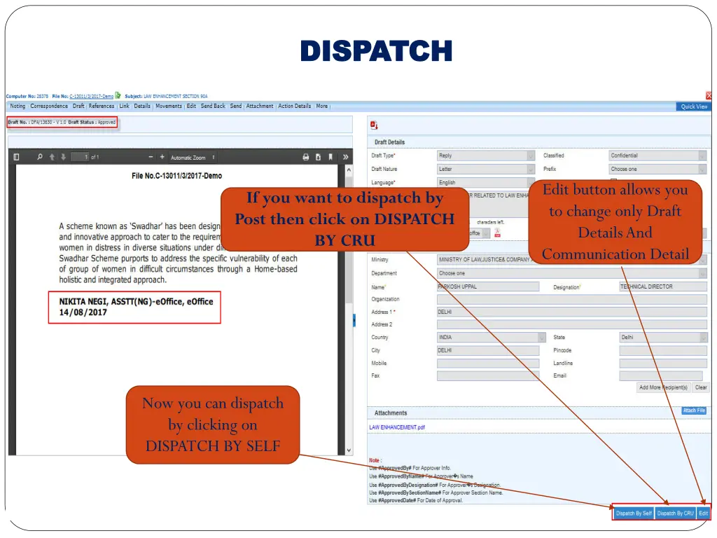 dispatch dispatch