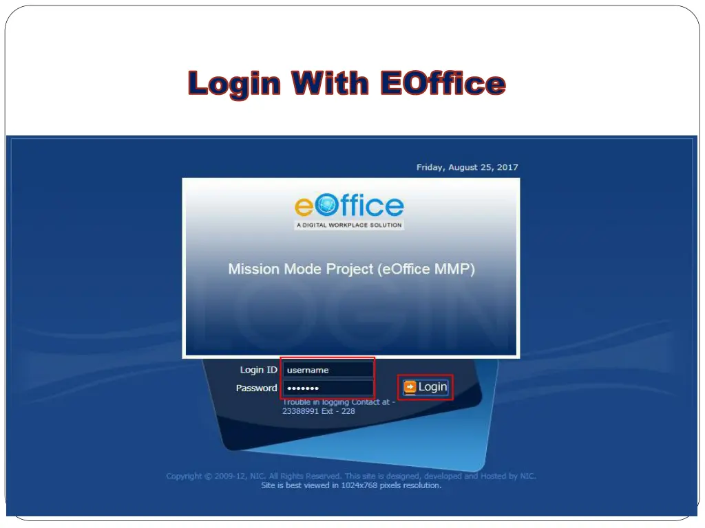 login with login with eoffice