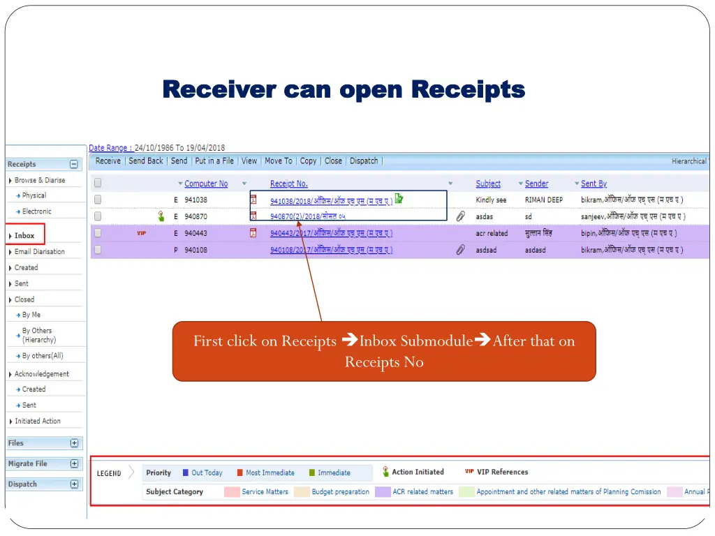 receiver can open receipts receiver can open