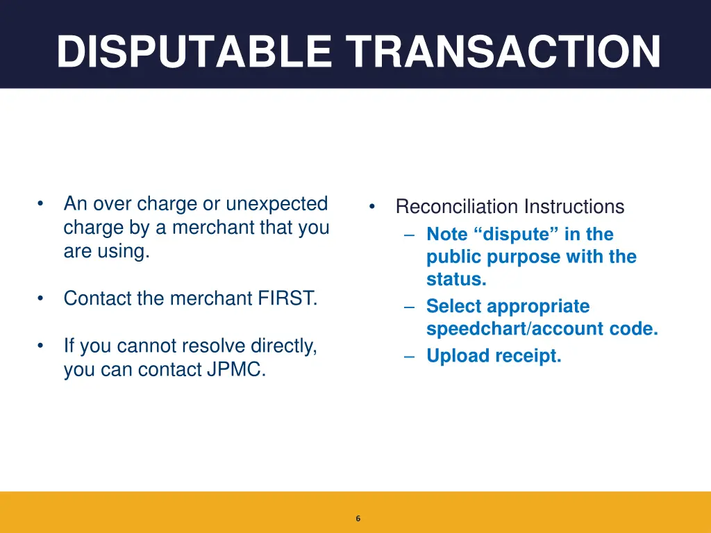 disputable transaction