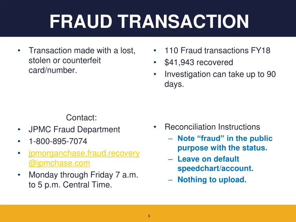 fraud transaction