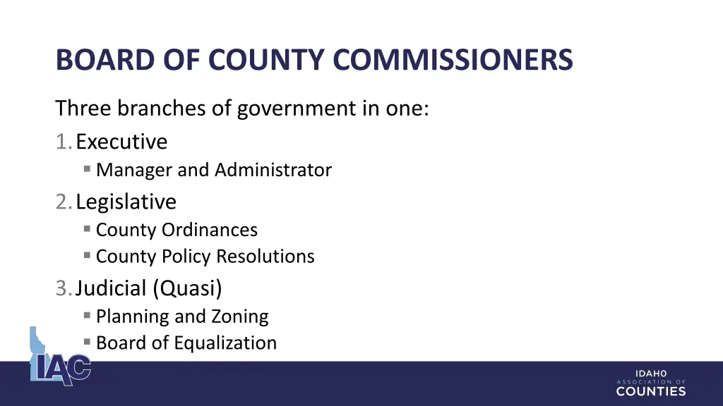 board of county commissioners