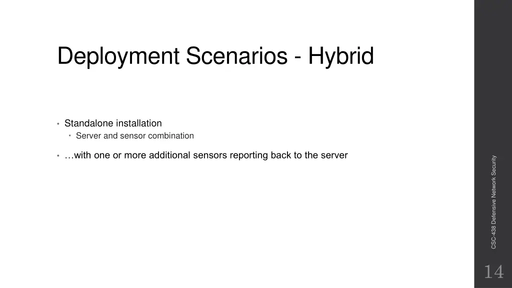 deployment scenarios hybrid