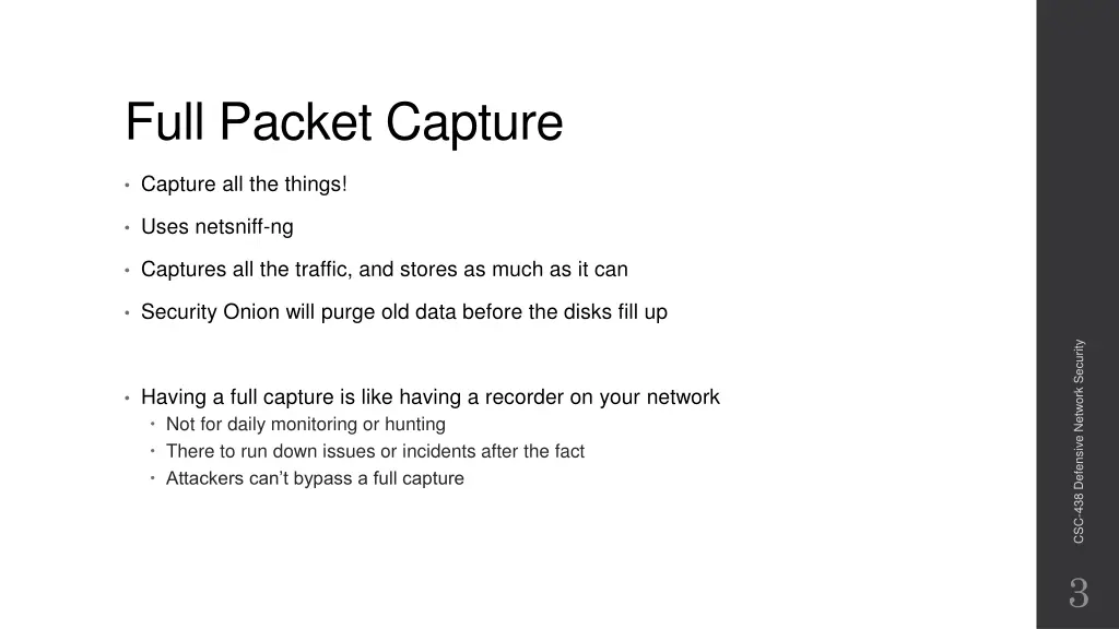 full packet capture