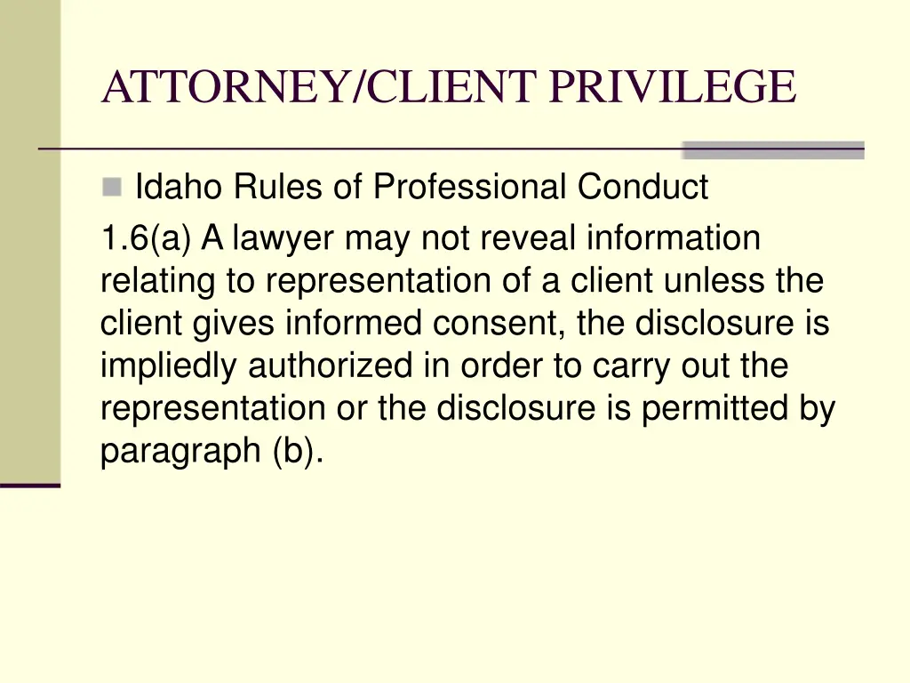 attorney client privilege 3