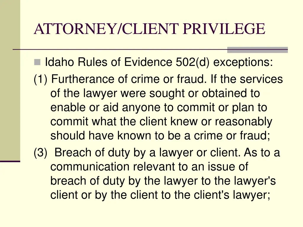 attorney client privilege 4