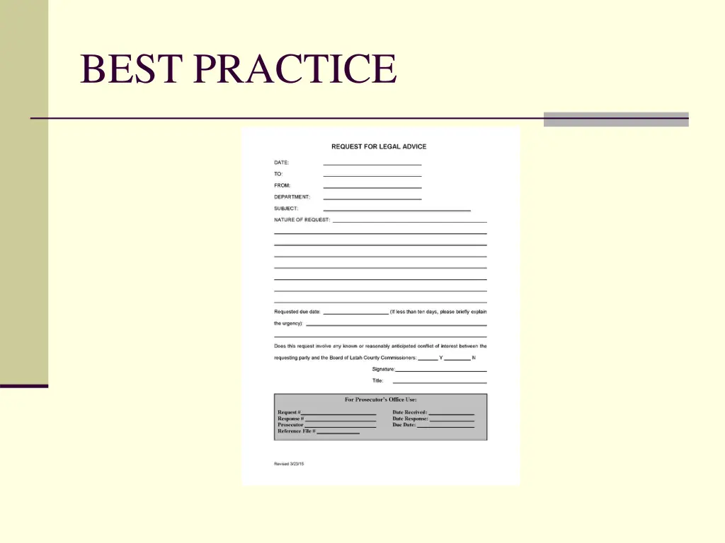 best practice 1