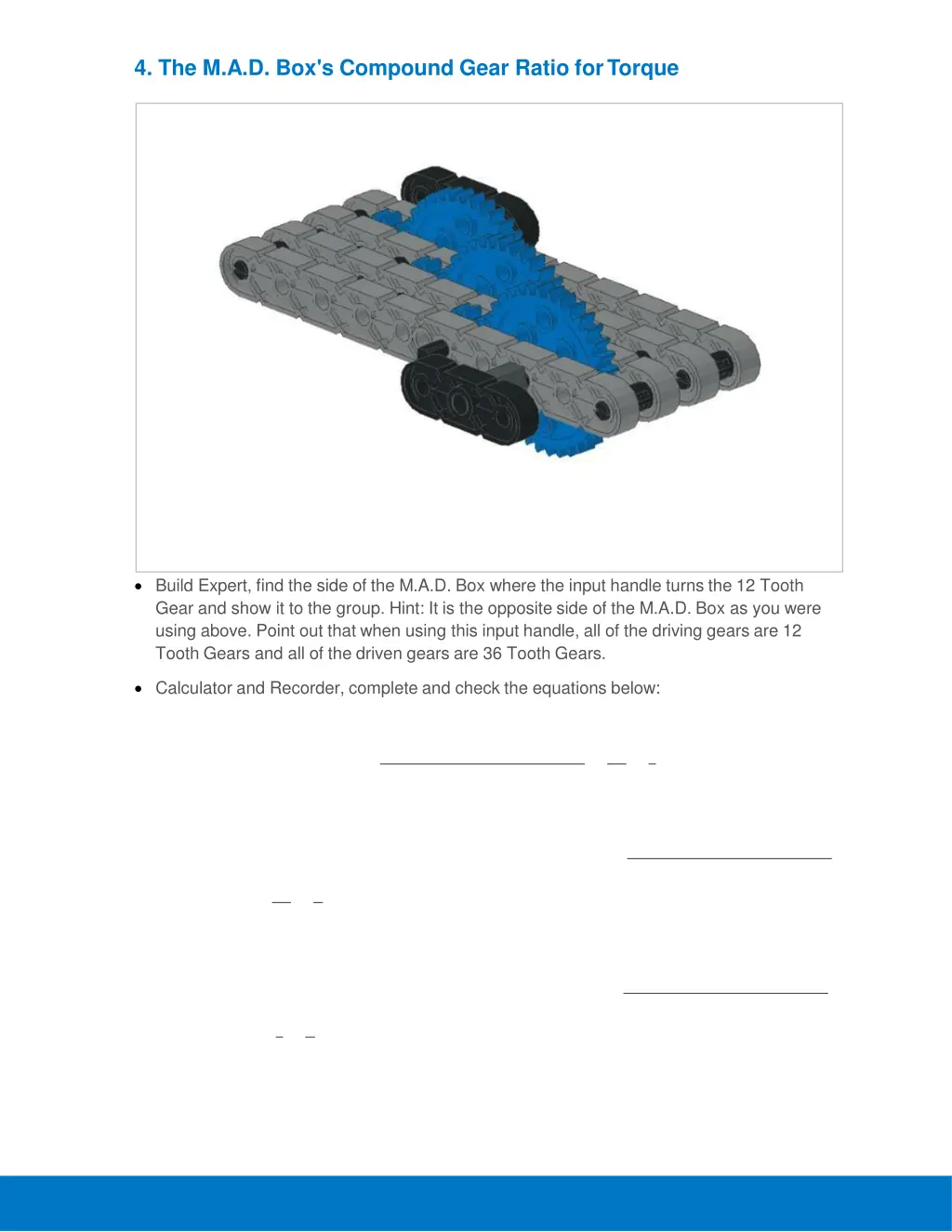 4 the m a d box s compound gear ratio fortorque