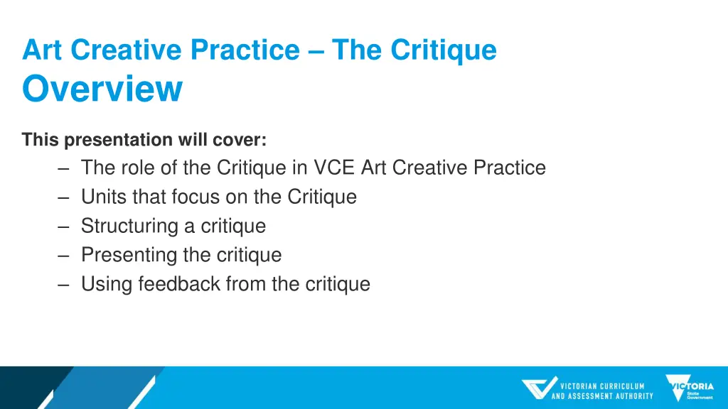 art creative practice the critique overview