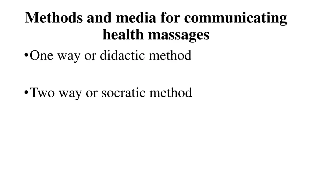 methods and media for communicating health