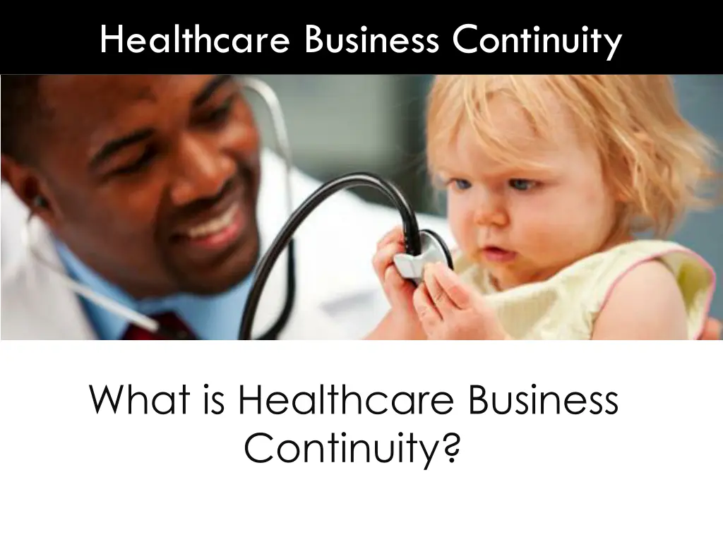 healthcare business continuity 1