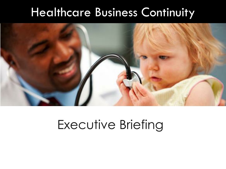 healthcare business continuity