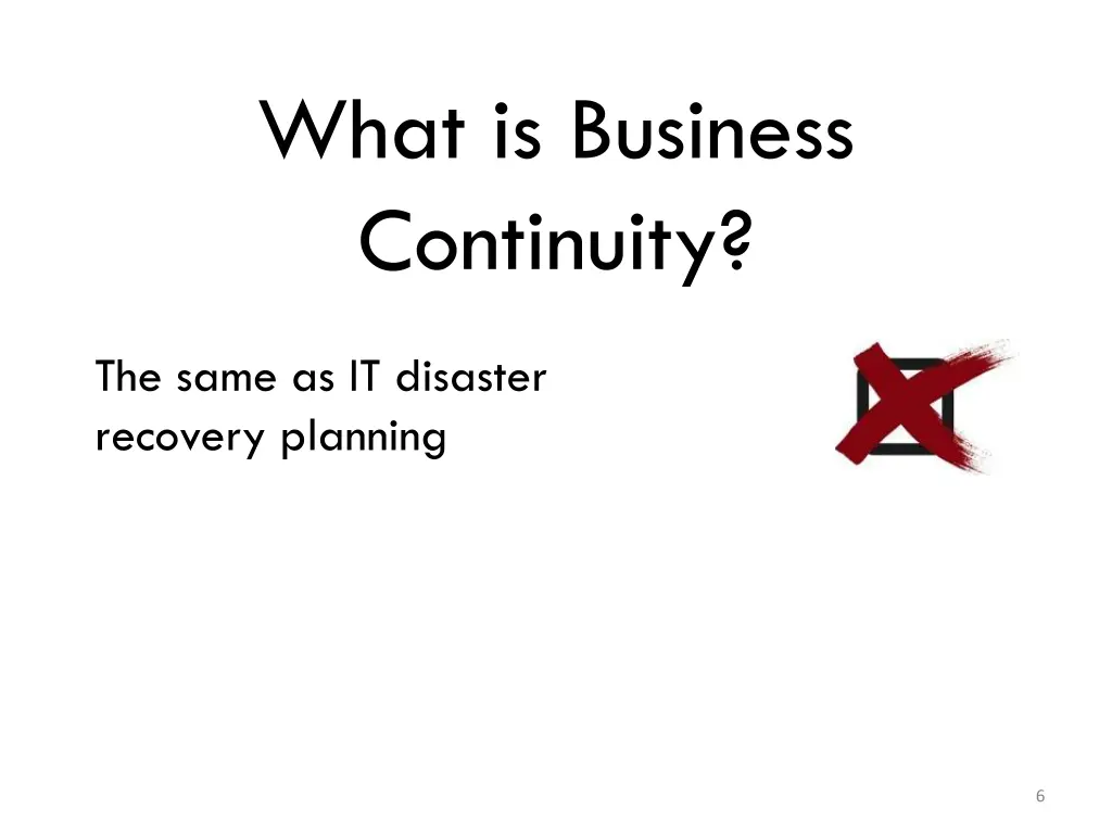 what is business continuity 1