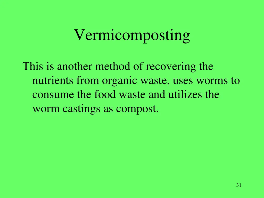 vermicomposting