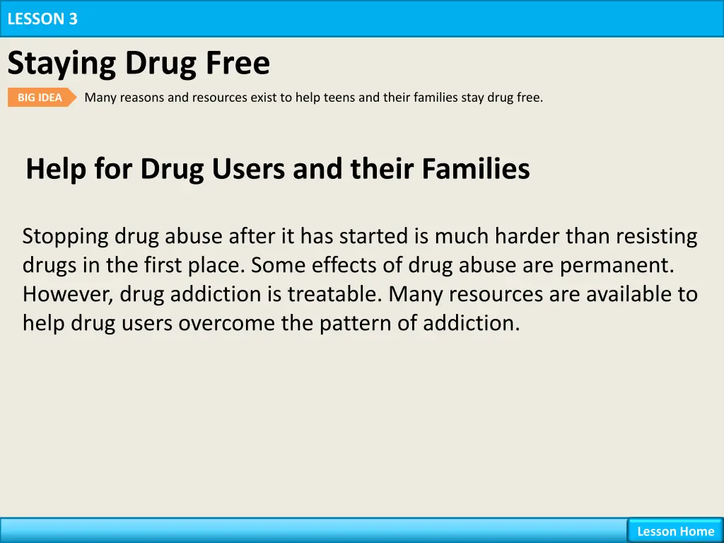 lesson 3 staying drug free 5