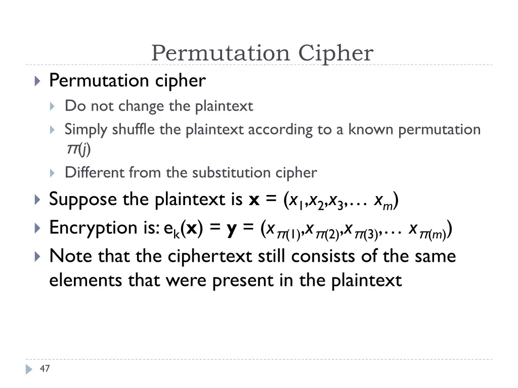 permutation cipher