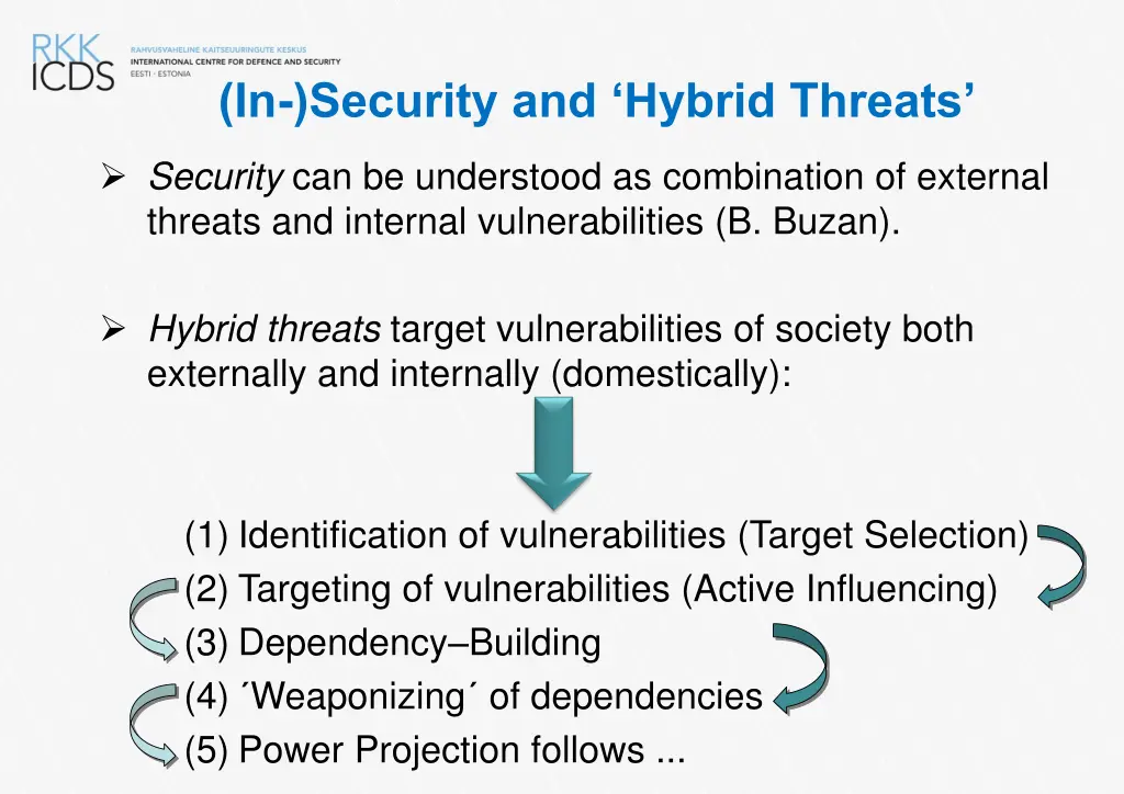 in security and hybrid threats