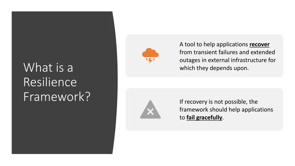 a tool to help applications recover from