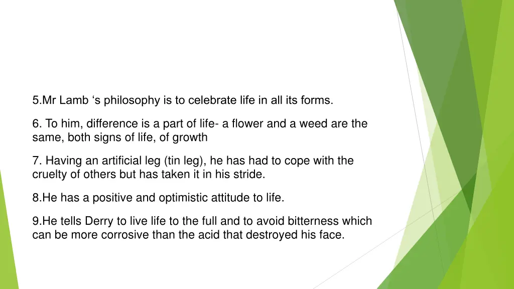 5 mr lamb s philosophy is to celebrate life