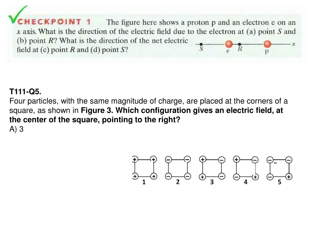 t111 q5 four particles with the same magnitude