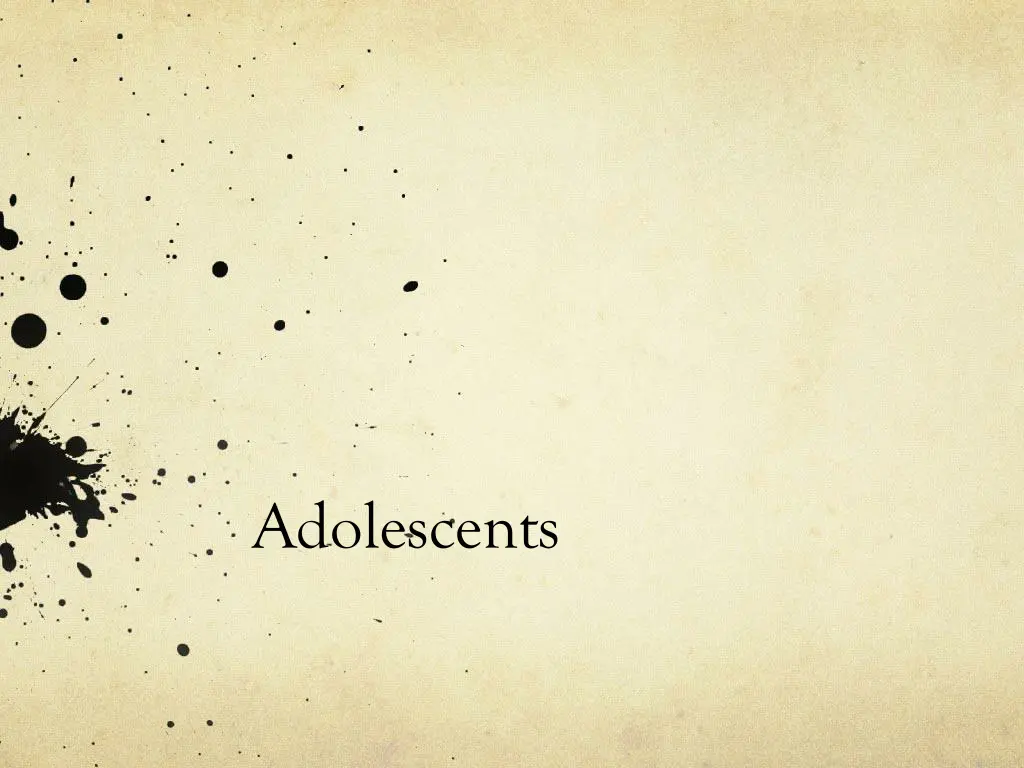 adolescents