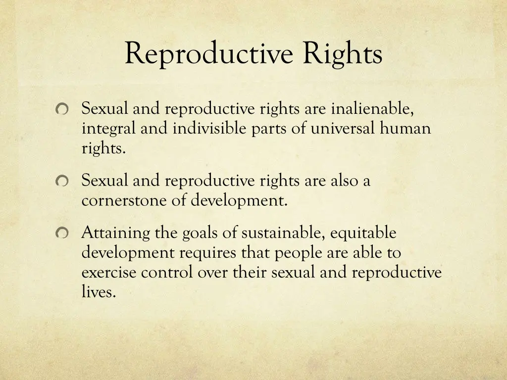 reproductive rights