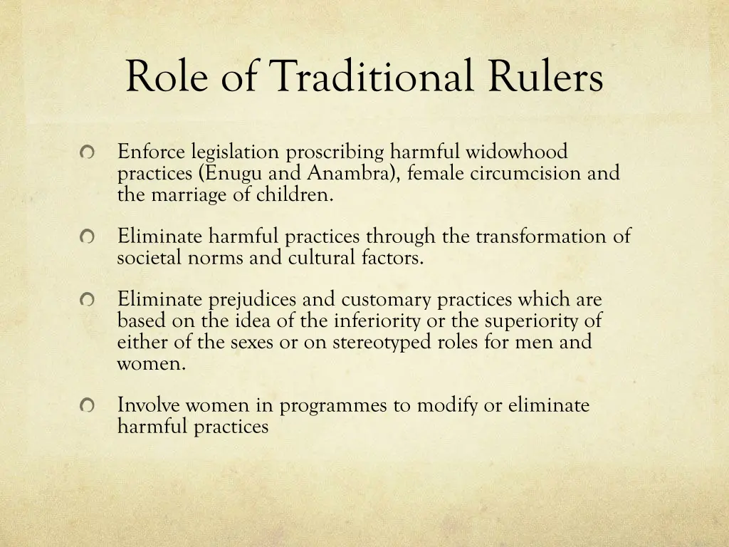 role of traditional rulers 1