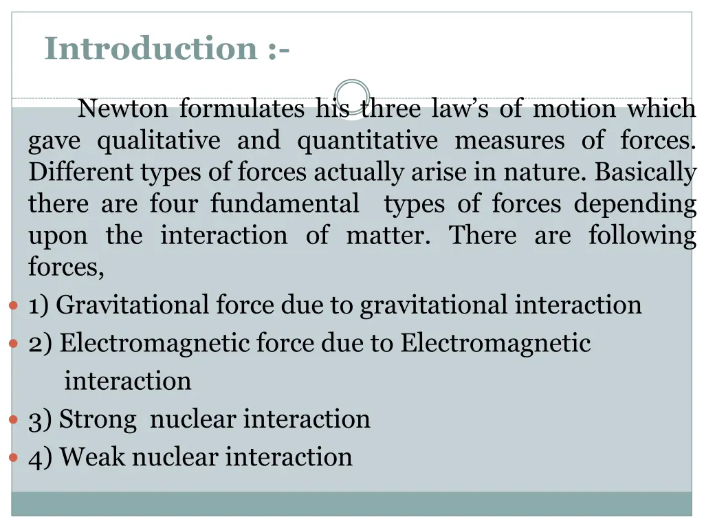 introduction