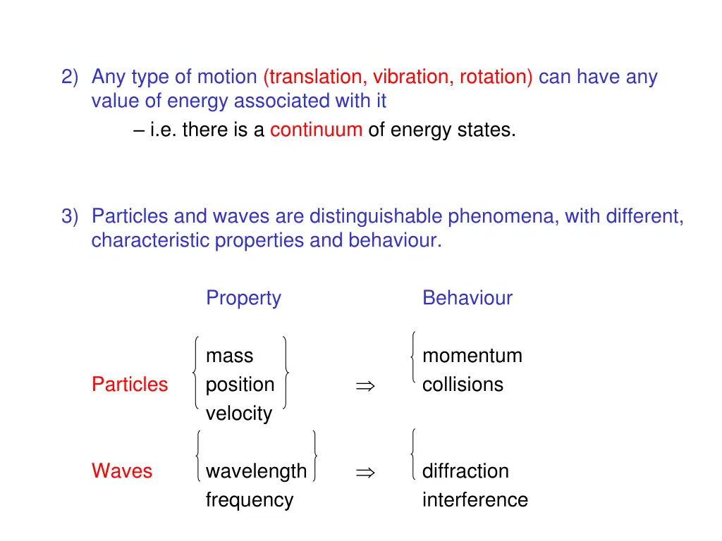 2 any type of motion translation vibration