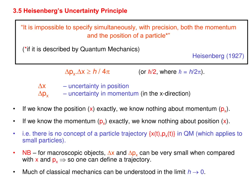 3 5 heisenberg s uncertainty principle