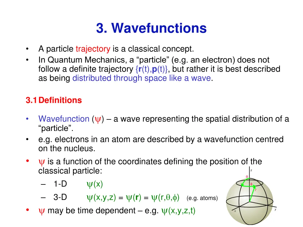 3 wavefunctions