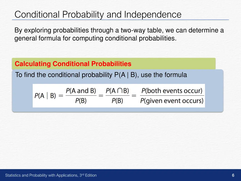 conditional probability and independence 2