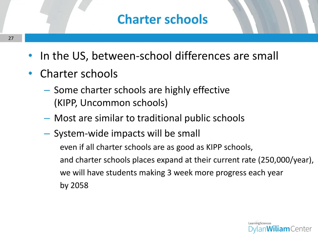 charter schools