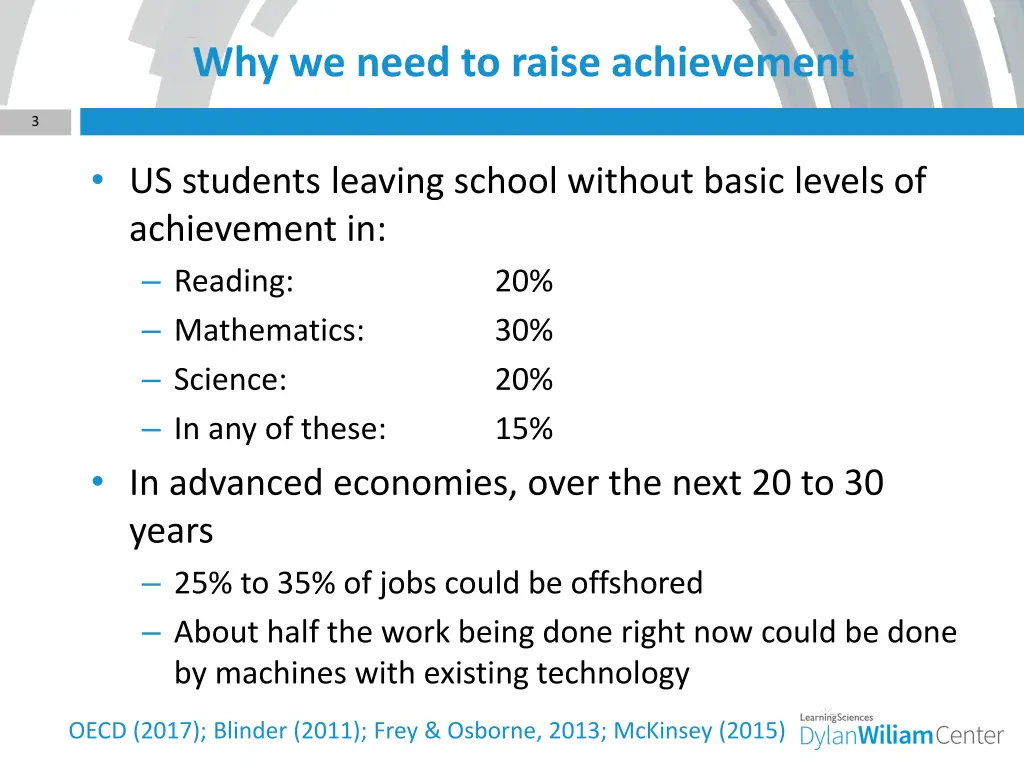 why we need to raise achievement