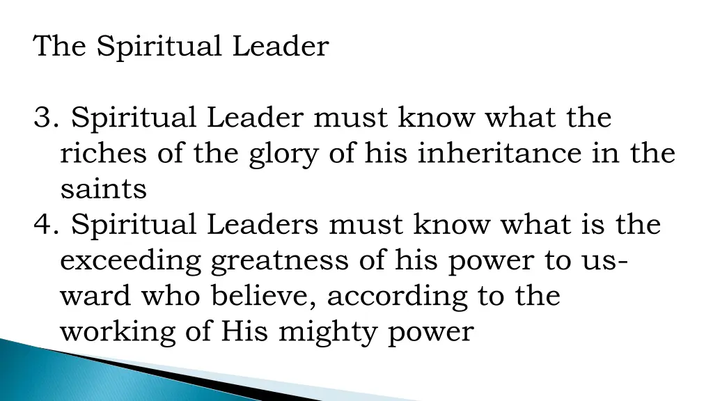 the spiritual leader 1