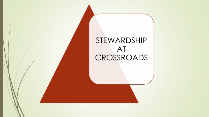 stewardship at crossroads