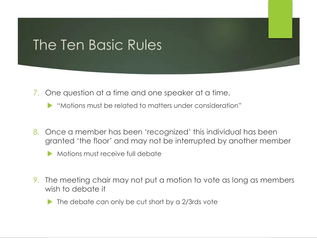 the ten basic rules 2