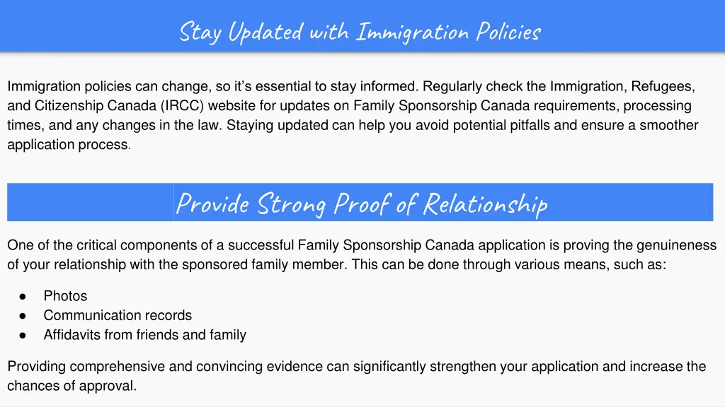 stay updated with immigration policies