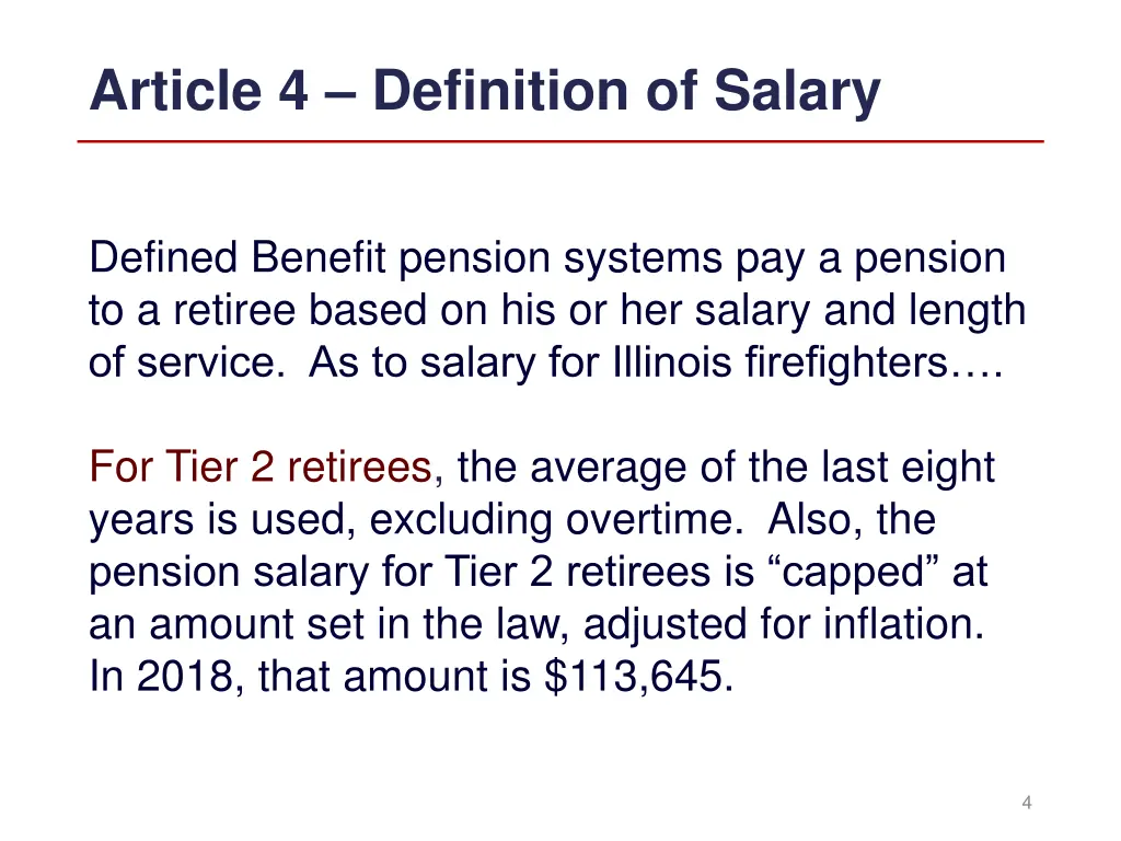 article 4 definition of salary