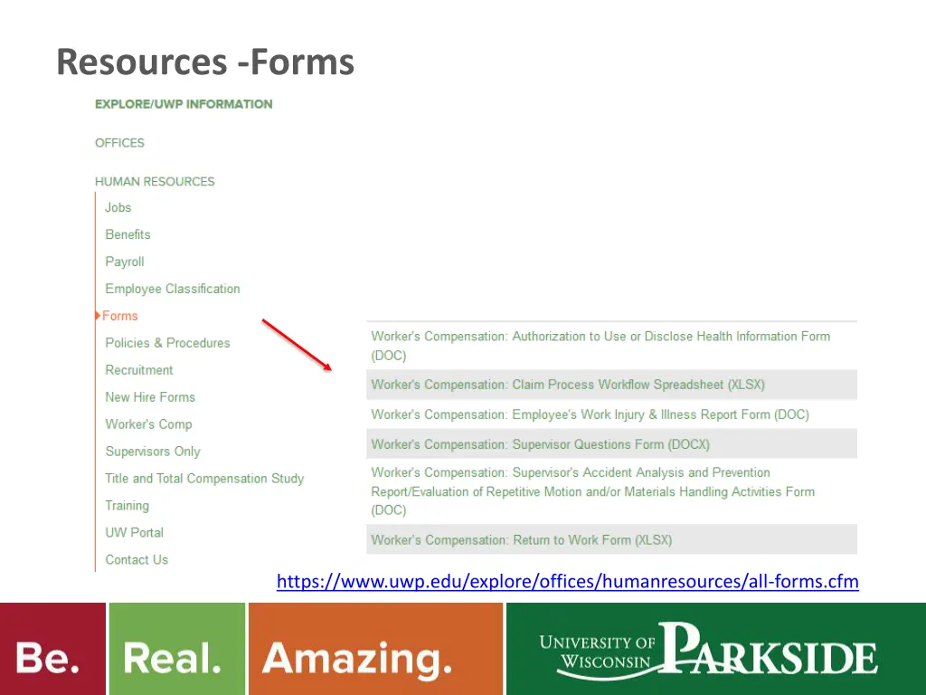 resources forms