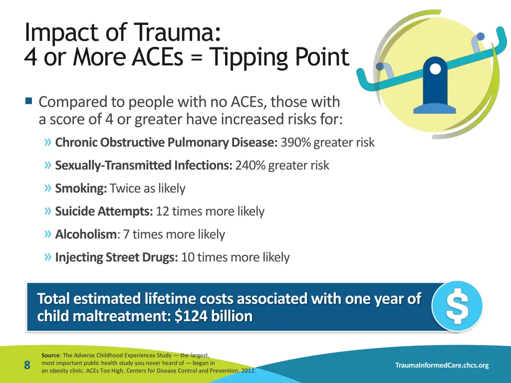 impact of trauma 4 or more aces tipping point