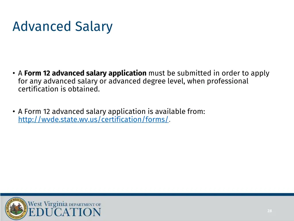 advanced salary 6