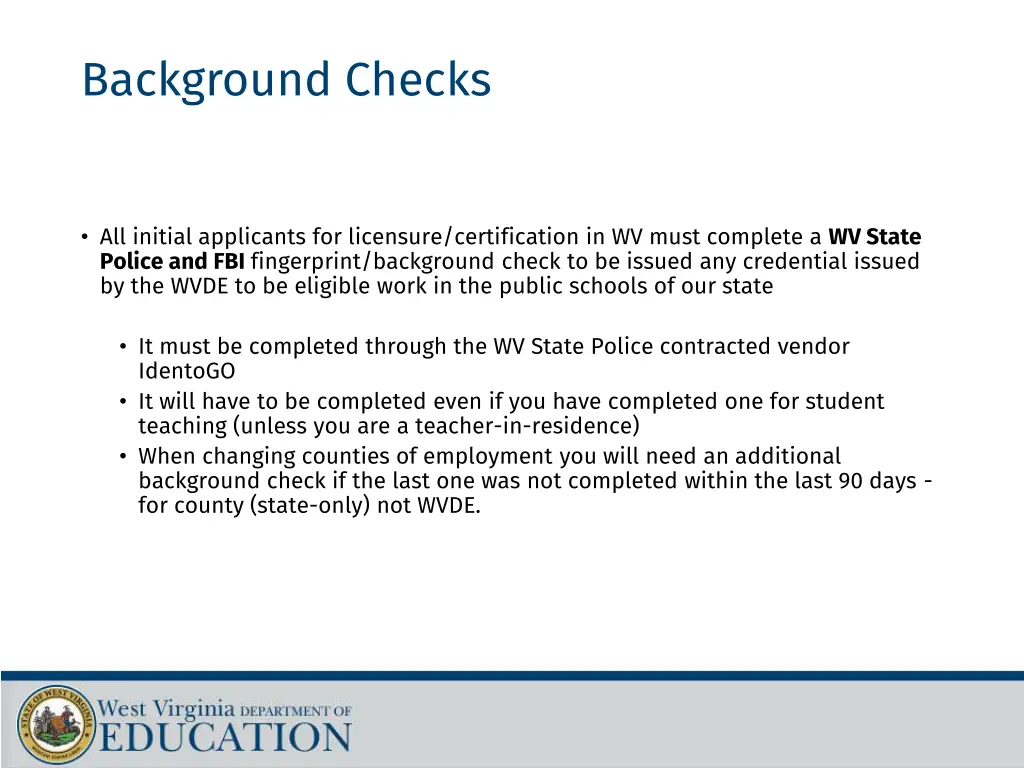 background checks