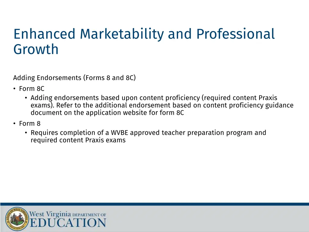 enhanced marketability and professional growth