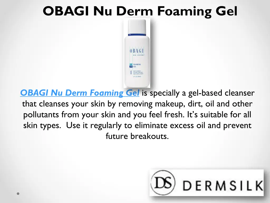 obagi nu derm foaming gel